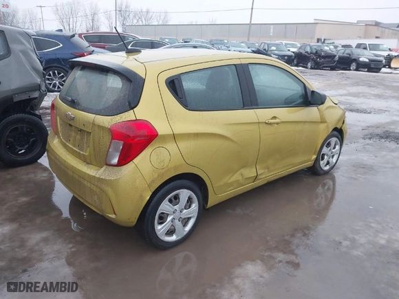 2022 Chevrolet Spark LS with VIN KL8CB6SA0NC024409, listed as a IAAI auction lot 41467964 with 35,650 mi miles. Bid and sale history available at carsss.com. Image 4.
