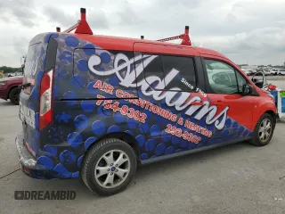 2015 Ford Transit Connect XLT with VIN NM0GE9F76F1196793, listed as a Copart auction lot 58938855 with 204,869 mi miles and Clean title. Bid and sale history available at DreamBid. Image 3.