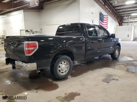 2013 Ford F-150 XL with VIN 1FTFW1CTXDFB92437, listed as a Copart auction lot 43697815 with 163,284 mi miles and Clean Title. Bid and sale history available at carsss.com. Image 3.
