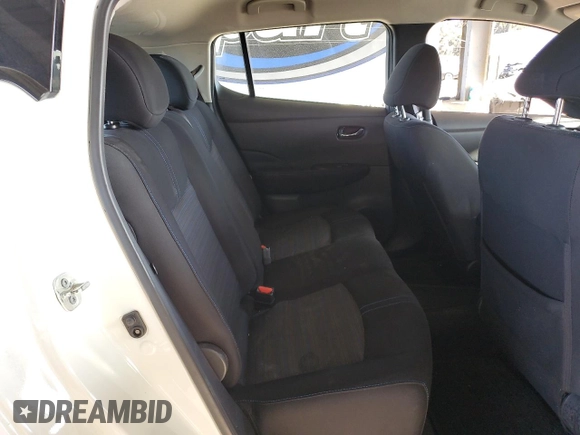2019 Nissan LEAF SV with VIN 1N4AZ1CP9KC310549, listed as a Copart auction lot 62319525 with 58,778 mi miles and Salvage title. Bid and sale history available at DreamBid. Image 10.