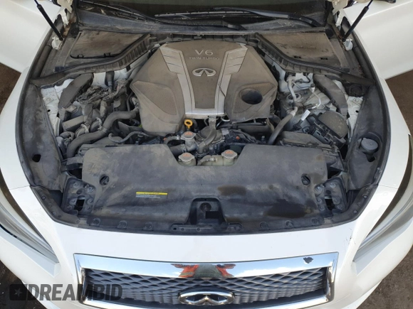 2017 Infiniti Q50 3.0t Premium with VIN JN1EV7AR3HM834493, listed as a Copart auction lot 54164395 with 165,329 mi miles and Clean Title. Bid and sale history available at carsss.com. Image 11.
