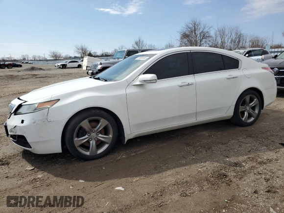2012 Acura TL Tech Auto with VIN 19UUA9F59CA802004, listed as a Copart auction lot 51081855 with 242,791 mi miles and Clean Title. Bid and sale history available at carsss.com. Image 1.