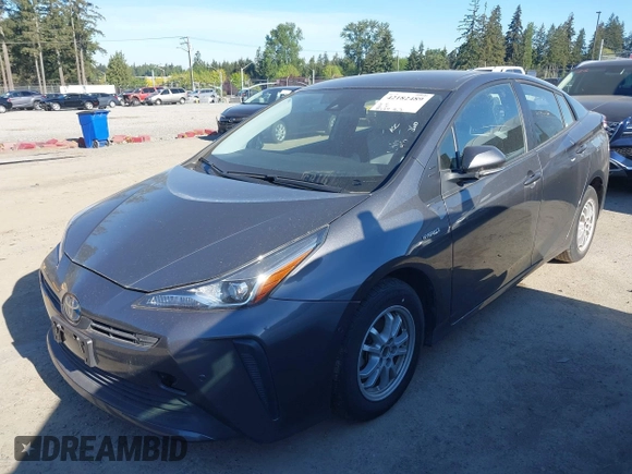 2022 Toyota Prius L Eco with VIN JTDKAMFU0N3173997, listed as a IAAI auction lot 42182489 with 41,220 mi miles and . Bid and sale history available at DreamBid. Image 2.