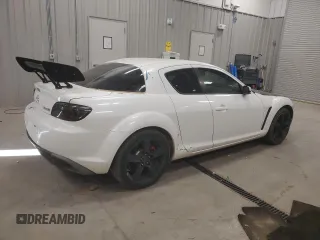 2005 Mazda RX-8 with VIN JM1FE173X50156815, listed as a Copart auction lot 74341824 with 75,302 mi miles and Clean Title. Bid and sale history available at carsss.com. Image 3.