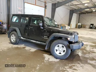 2018 Jeep Wrangler JK Unlimited Sport S with VIN 1C4BJWDG6JL846777, listed as a Copart auction lot 42458405 with 27,024 mi miles and Salvage Title. Bid and sale history available at carsss.com. Image 4.