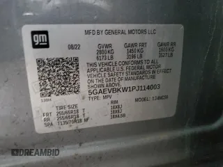 2023 Buick Enclave Premium with VIN 5GAEVBKW1PJ114003, listed as a Copart auction lot 87012714 with Not Provided miles and Salvage Title. Bid and sale history available at DreamBid. Image 13.