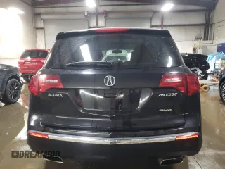2011 Acura MDX Tech Pkg with VIN 2HNYD2H68BH529118, listed as a Copart auction lot 49588205 with 172,908 mi miles and Salvage Title. Bid and sale history available at carsss.com. Image 6.