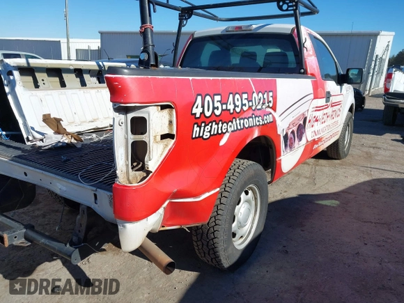 2013 Ford F-150 XL with VIN 1FTNF1CF5DKE46827, listed as a IAAI auction lot 41169219 with 230,976 mi miles. Bid and sale history available at carsss.com. Image 4.