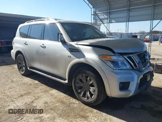 2019 Nissan Armada SL z VIN JN8AY2NC1K9585590, wystawiony jako IAAI lot #41650793 z przebiegiem 83 835 mil mil oraz . Historia ofert i sprzedaży dostępna na DreamBid. Obrazek 1.