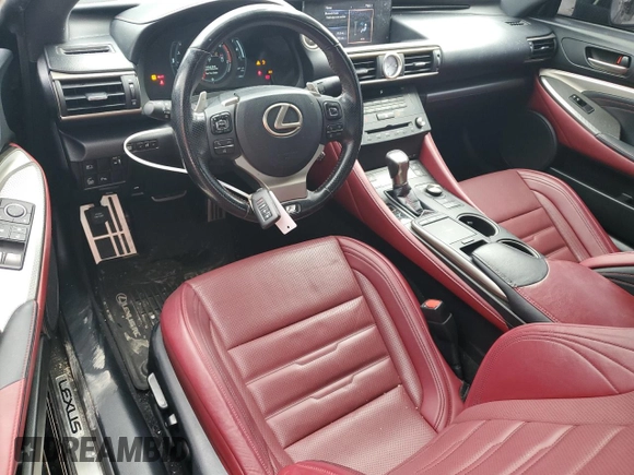 2018 Lexus RC 300 with VIN JTHHA5BC6J5008725, listed as a Copart auction lot 74553644 with 80,119 mi miles and Salvage title. Bid and sale history available at DreamBid. Image 8.