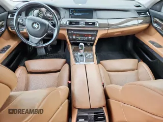 2012 BMW 7 Series 750Li xDrive with VIN WBAKC8C5XCC436134, listed as a Copart auction lot 63144905 with 64,282 mi miles and Salvage title. Bid and sale history available at DreamBid. Image 8.