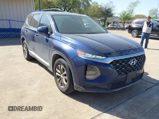 2020 Hyundai Santa Fe SE with VIN 5NMS23AD0LH141404, listed as a IAAI auction lot 41870350 with 144,109 mi miles. Bid and sale history available at carsss.com. Image 1.