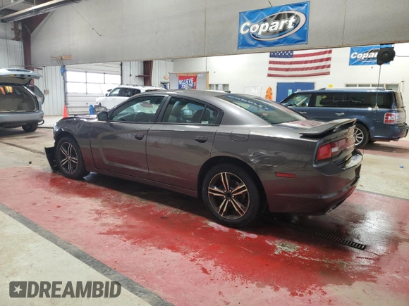 2014 Dodge Charger SXT with VIN 2C3CDXJG7EH259680, listed as a Copart auction lot 52626575 with 164,473 mi miles and Salvage Title. Bid and sale history available at carsss.com. Image 2.