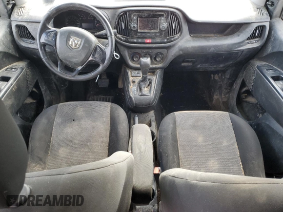 2017 Ram ProMaster City Cargo Tradesman with VIN ZFBERFAB3H6E71704, listed as a Copart auction lot 37967614 with Not Provided miles and . Bid and sale history available at DreamBid. Image 8.