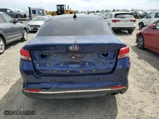 2016 Kia Optima EX with VIN 5XXGU4L36GG014428, listed as a Copart auction lot 53052535 with 204,675 mi miles and Salvage Title. Bid and sale history available at carsss.com. Image 6.