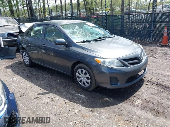 2013 Toyota Corolla L with VIN 2T1BU4EE4DC009112, listed as a IAAI auction lot 41971642 with 96,603 mi miles. Bid and sale history available at carsss.com. Image 1.