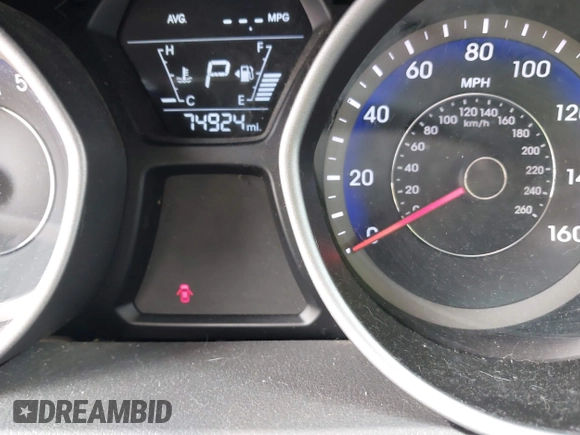 2016 Hyundai Elantra SE with VIN KMHDH4AE9GU545088, listed as a IAAI auction lot 42414150 with 74,924 mi miles and . Bid and sale history available at DreamBid. Image 15.