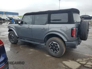 2022 Ford Bronco with VIN 1FMDE5DH3NLA98846, listed as a Copart auction lot 55818355 with 32,120 mi miles and Salvage title. Bid and sale history available at DreamBid. Image 2.