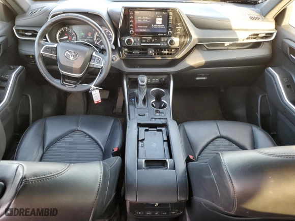 2022 Toyota Highlander XSE with VIN 5TDLZRAHXNS094971, listed as a Copart auction lot 42645505 with 116,021 mi miles and Salvage Title. Bid and sale history available at carsss.com. Image 8.