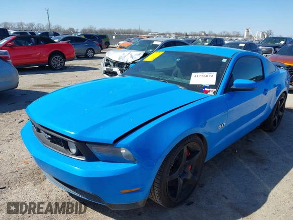 2012 Ford Mustang GT Premium with VIN 1ZVBP8CF1C5278476, listed as a IAAI auction lot 41776072 with 130,354 mi miles and . Bid and sale history available at DreamBid. Image 17.