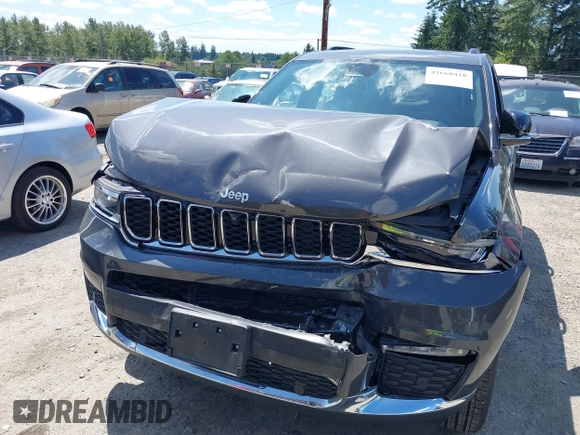 2024 Jeep Grand Cherokee Limited with VIN 1C4RJKBG4R8605017, listed as a IAAI auction lot 42660428 with 24,391 mi miles and . Bid and sale history available at DreamBid. Image 6.