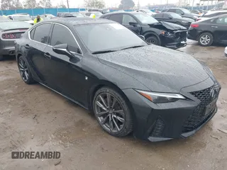 2022 Lexus IS 350 F Sport z VIN JTHGZ1B23N5052532, wystawiony jako IAAI lot #41771793 z przebiegiem 41 858 mil mil oraz . Historia ofert i sprzedaży dostępna na DreamBid. Obrazek 1.