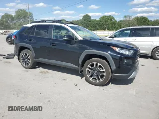 2019 Toyota RAV4 Adventure with VIN 2T3J1RFV6KC001694, listed as a Copart auction lot 58218745 with 69,646 mi miles and Salvage title. Bid and sale history available at DreamBid. Image 4.