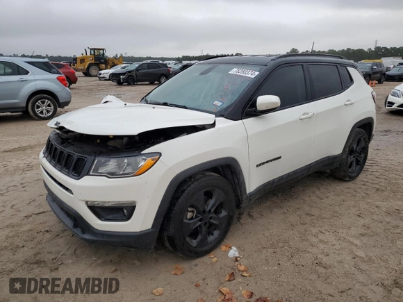 2021 Jeep Compass Altitude с VIN 3C4NJCBB7MT560884, выставлен на аукционе Copart как лот 78280374 с пробегом 81 083 миль миль и Списание • Salvage title. История ставок и продаж доступна на DreamBid. Изображение 1.