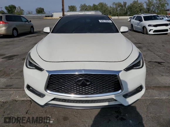 2017 Infiniti Q60 Premium with VIN JN1EV7EKXHM361205, listed as a Copart auction lot 54614045 with 72,887 mi miles and Salvage title. Bid and sale history available at DreamBid. Image 5.