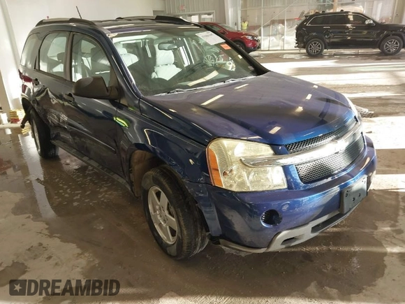 2008 Chevrolet Equinox LS with VIN 2CNDL13F386313198, listed as a IAAI auction lot 41684305 with 123,683 mi miles. Bid and sale history available at carsss.com. Image 1.