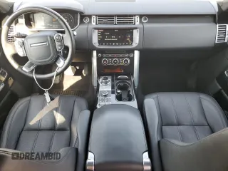 2017 Land Rover Range Rover HSE z VIN SALGS2FV5HA366252, wystawiony jako Copart lot #61789545 z przebiegiem 84 786 mil mil oraz Czysty tytuł • Clean title. Historia ofert i sprzedaży dostępna na DreamBid. Obrazek 8.