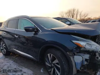 2015 Nissan Murano Platinum with VIN 5N1AZ2MH8FN240782, listed as a IAAI auction lot 41363946 with 90,545 mi miles. Bid and sale history available at carsss.com. Image 14.