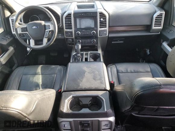 2016 Ford F-150 XLT with VIN 1FTEW1EG0GKF01758, listed as a Copart auction lot 76747074 with Not provided miles and Salvage title. Bid and sale history available at DreamBid. Image 8.