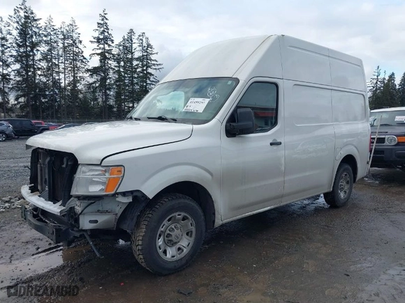 2021 Nissan NV Cargo SV with VIN 1N6BF0LY8MN803945, listed as a IAAI auction lot 41459255 with 70,324 mi miles. Bid and sale history available at carsss.com. Image 2.