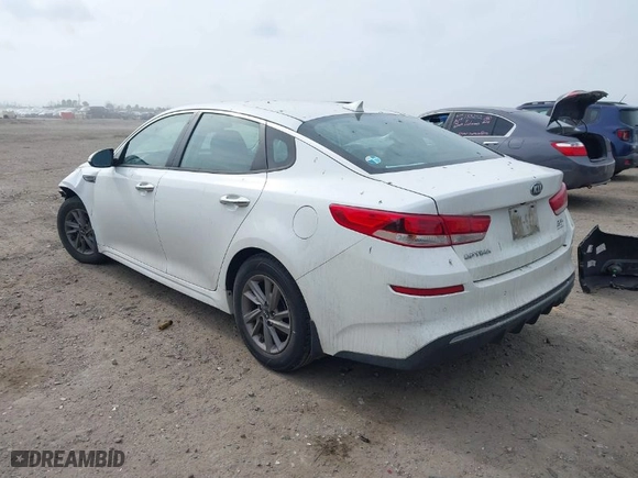 2020 Kia Optima LX with VIN 5XXGT4L35LG420813, listed as a IAAI auction lot 41479946 with 90,052 mi miles. Bid and sale history available at carsss.com. Image 3.