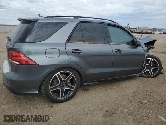 2018 Mercedes-Benz GLE 43 AMG with VIN 4JGDA6EB0JB096273, listed as a Copart auction lot 50359625 with 75,305 mi miles and Clean Title. Bid and sale history available at DreamBid. Image 3.