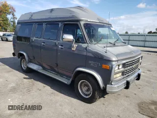 1994 Chevrolet Chevy Van z VIN 1GBEG25K5RF123489, wystawiony jako Copart lot #79491854 z przebiegiem 82 970 mil mil oraz Szkoda całkowita • Salvage title. Historia ofert i sprzedaży dostępna na DreamBid. Obrazek 4.