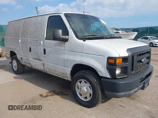 2011 Ford Econoline Cargo Commercial with VIN 1FTNE2EW7BDA51829, listed as a IAAI auction lot 42698973 with 197,907 mi miles and . Bid and sale history available at DreamBid. Image 1.