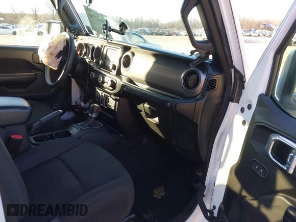 2021 Jeep Wrangler Unlimited Sport S with VIN 1C4HJXDG5MW697149, listed as a IAAI auction lot 41642386 with 71,253 mi miles. Bid and sale history available at carsss.com. Image 5.