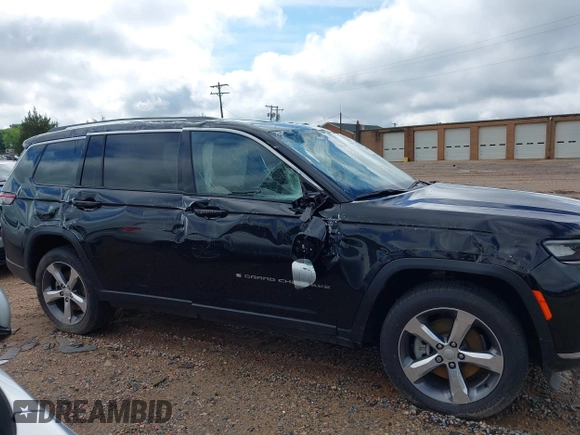 2022 Jeep Grand Cherokee Limited z VIN 1C4RJKBG5N8514591, wystawiony jako IAAI lot #42221458 z przebiegiem 48 957 mil mil oraz . Historia ofert i sprzedaży dostępna na DreamBid. Obrazek 13.