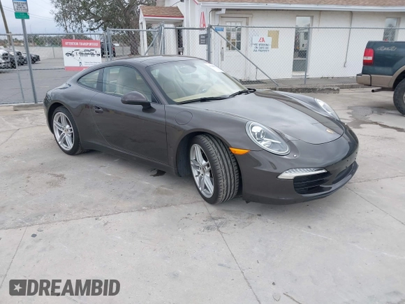 2013 Porsche 911 Carrera with VIN WP0AA2A91DS106624, listed as a IAAI auction lot 41586673 with 37,100 mi miles. Bid and sale history available at carsss.com. Image 1.