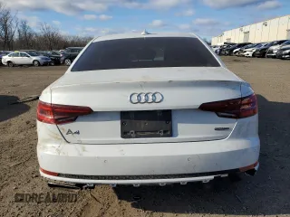 2019 Audi A4 Premium Plus with VIN WAUENAF45KA027051, listed as a Copart auction lot 41481465 with 0 mi miles and Salvage Title. Bid and sale history available at carsss.com. Image 6.