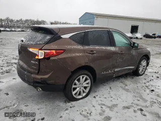2020 Acura RDX with VIN 5J8TC2H34LL029021, listed as a Copart auction lot 44108765 with 53,186 mi miles and Salvage Title. Bid and sale history available at carsss.com. Image 3.