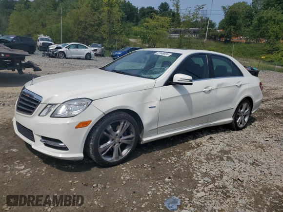 2012 Mercedes-Benz E 350 Luxury with VIN WDDHF8JB3CA635251, listed as a Copart auction lot 67448924 with 155,449 mi miles and Salvage title. Bid and sale history available at DreamBid. Image 1.