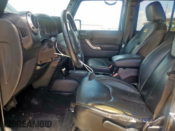 2016 Jeep Wrangler Unlimited Sahara with VIN 1C4HJWEG9GL103631, listed as a Copart auction lot 60530885 with 232,683 mi miles and Salvage title. Bid and sale history available at DreamBid. Image 7.