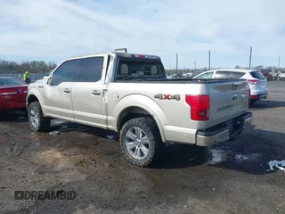 2018 Ford F-150 XL with VIN 1FTEW1E50JKC01823, listed as a IAAI auction lot 41824169 with 130,034 mi miles. Bid and sale history available at carsss.com. Image 3.