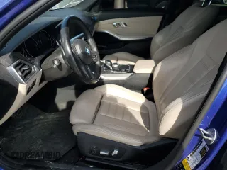 2020 BMW 3 Series 330i xDrive with VIN 3MW5R7J00L8B43315, listed as a Copart auction lot 50133205 with 59,520 mi miles and Salvage Title. Bid and sale history available at carsss.com. Image 7.