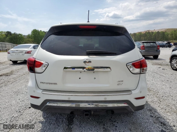 2016 Nissan Pathfinder SV with VIN 5N1AR2MM1GC608987, listed as a Copart auction lot 52672025 with 131,211 mi miles and Clean Title. Bid and sale history available at carsss.com. Image 6.