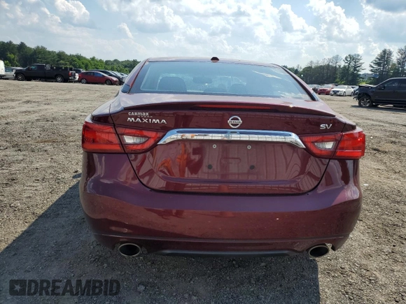 2018 Nissan Maxima SV with VIN 1N4AA6AP3JC409681, listed as a Copart auction lot 58630924 with 102,552 mi miles and Salvage Title. Bid and sale history available at DreamBid. Image 6.