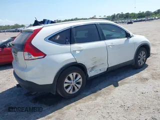 2014 Honda CR-V EX-L with VIN 5J6RM3H79EL037837, listed as a IAAI auction lot 42166214 with 257,643 mi miles and . Bid and sale history available at carsss.com. Image 4.